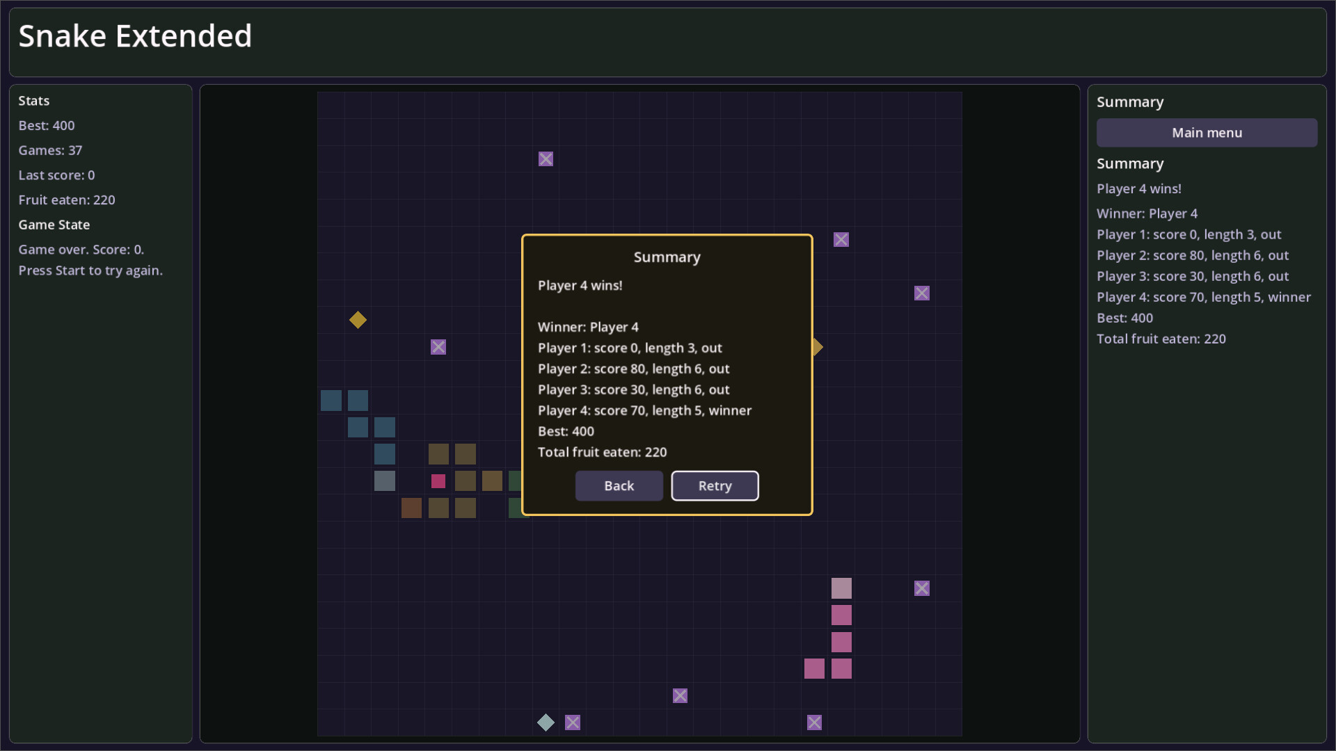 Snake Extended screenshot 3