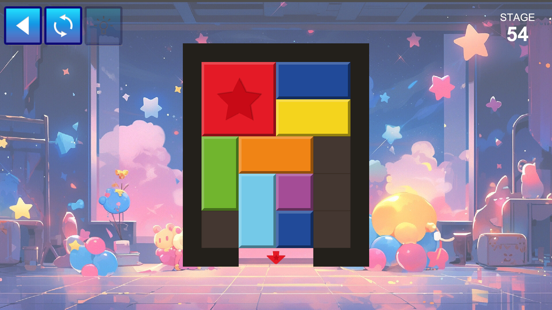 SLIDE BLOCKS ～ブロックをゴールに運ぼう！～ screenshot 2