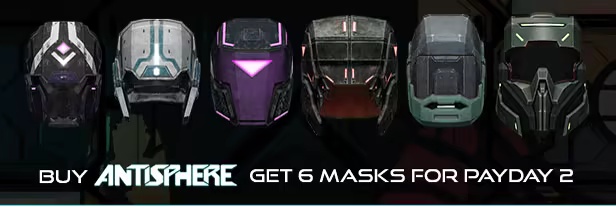 Buy Antisphere - Get 6 masks for PAYDAY 2
