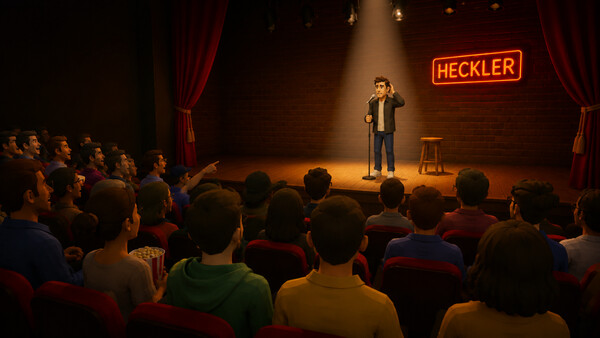 Скриншот 1 из игры Who Heckled?