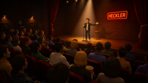 Скриншот 2 из игры Who Heckled?