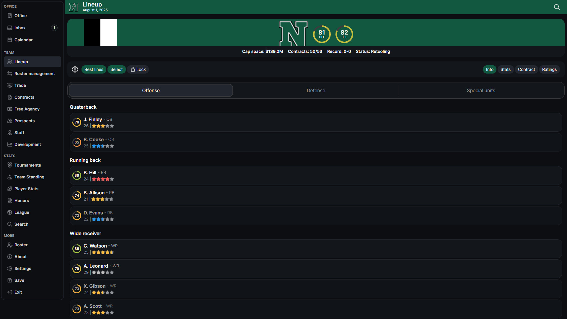 Football Legacy Manager 27 screenshot