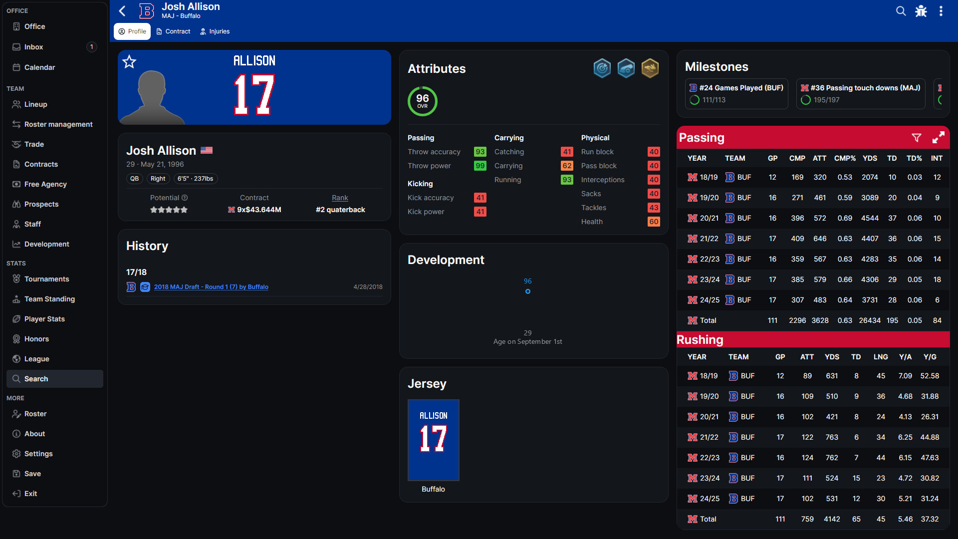 Football Legacy Manager 27 screenshot
