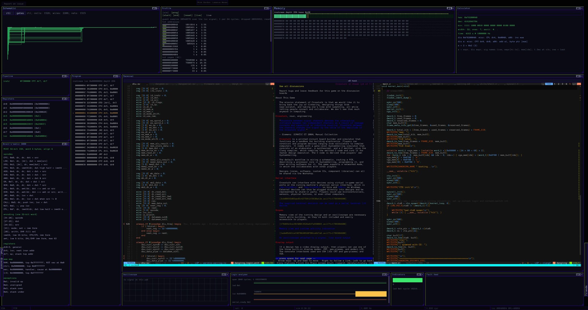 Crosstalk screenshot 2