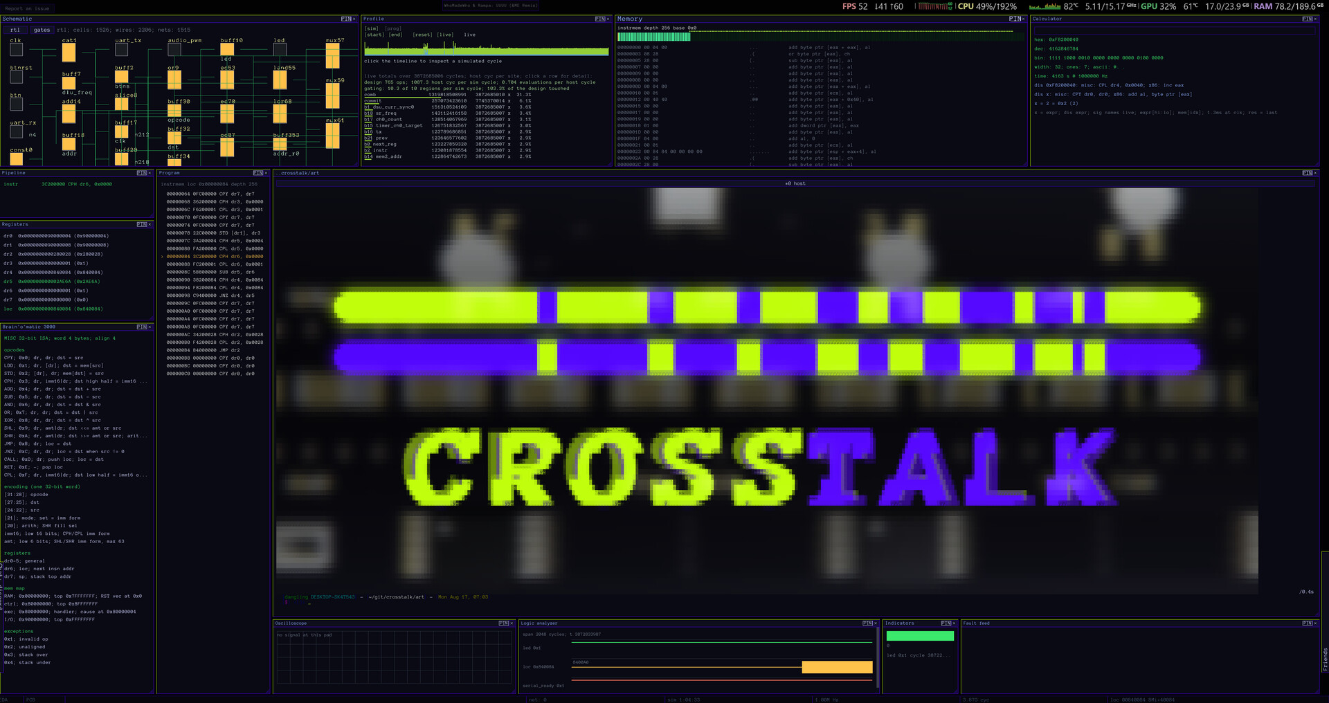 Crosstalk screenshot 1