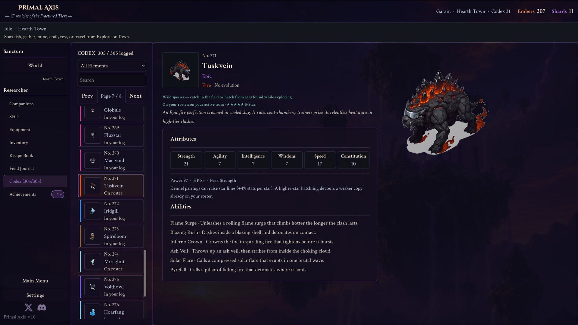Primal Axis screenshot