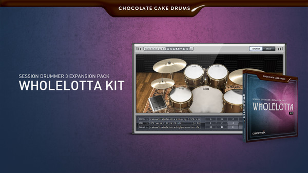 SD3: Chocolate Cake Drums - WholeLotta Kit screenshot 1