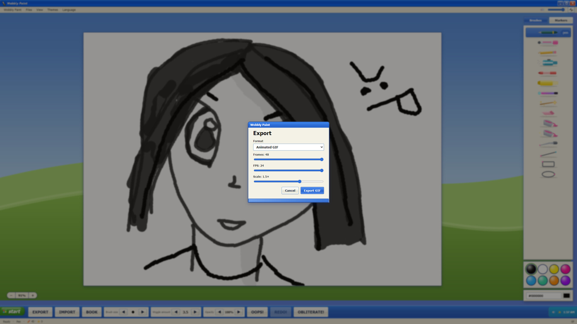 Wobbly Paint: Animated Art screenshot 2
