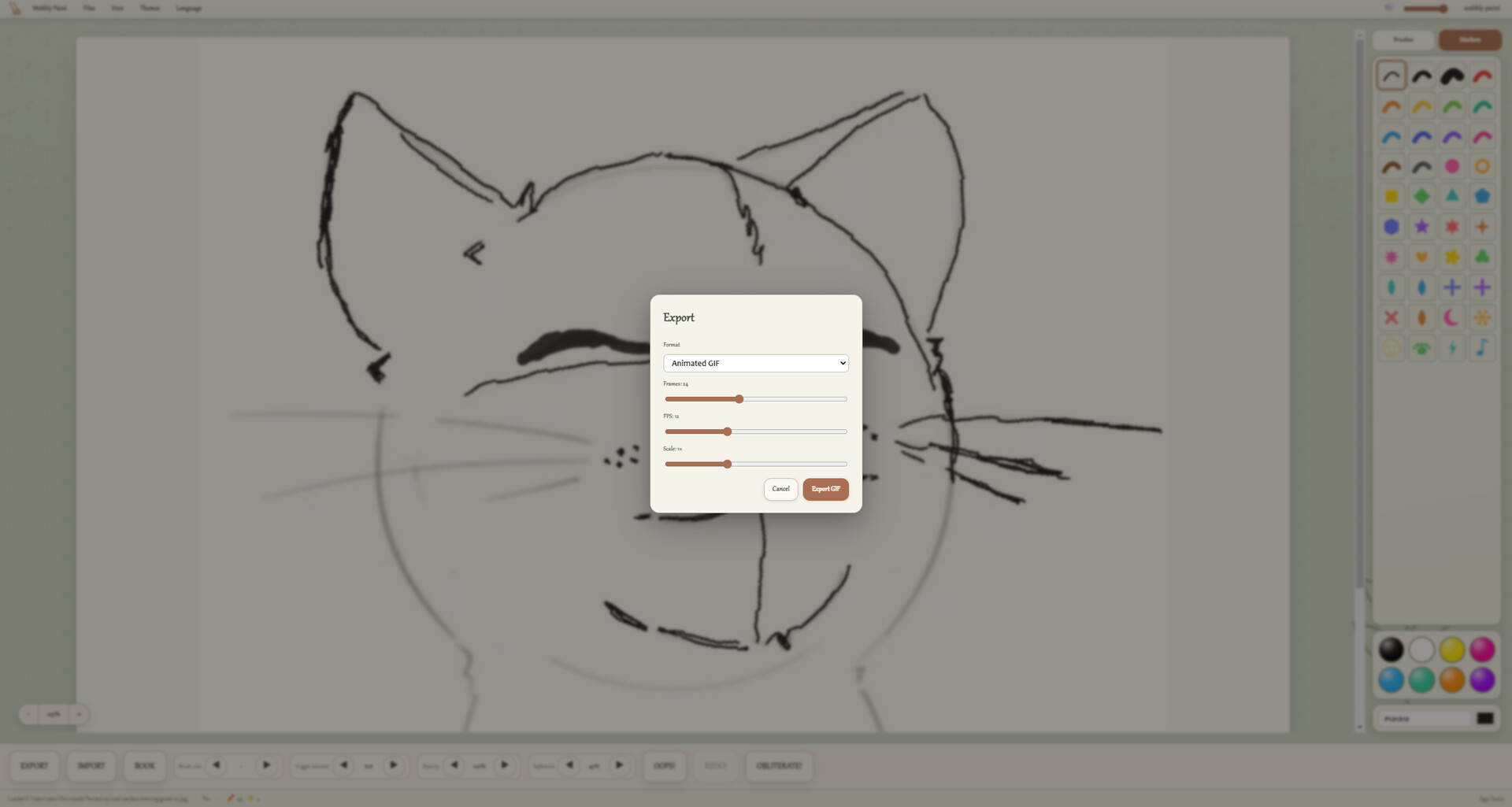 Wobbly Paint: Animated Art screenshot 9