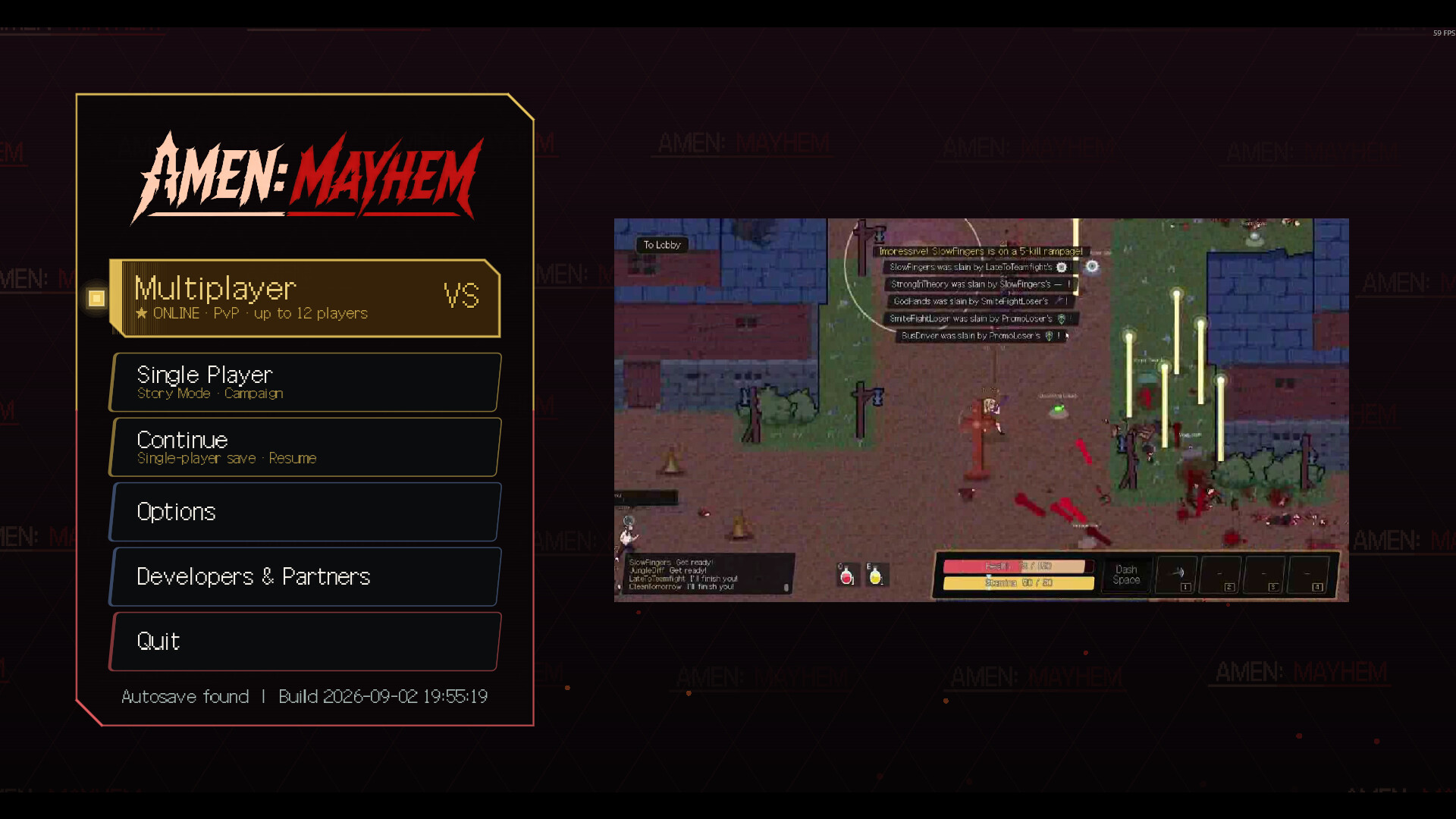 AMEN: MAYHEM screenshot 1