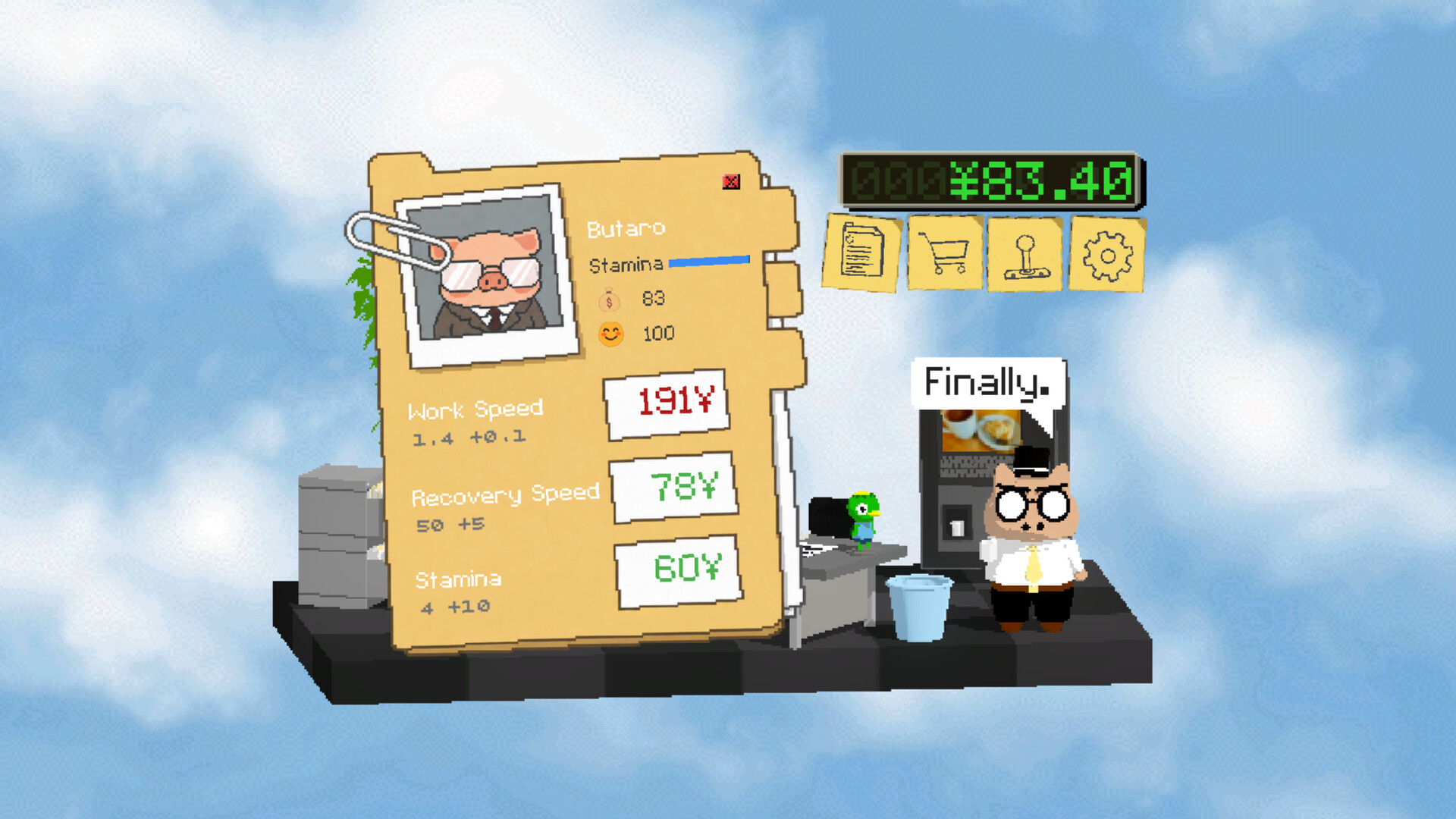 Butaro's Overtime Office screenshot 4