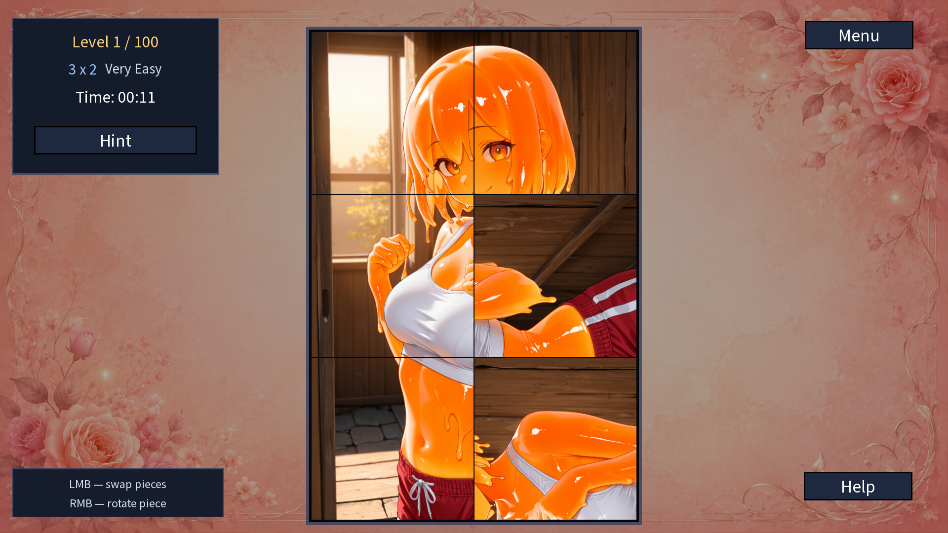 My Slime Waifu: Hentai Puzzle screenshot 9