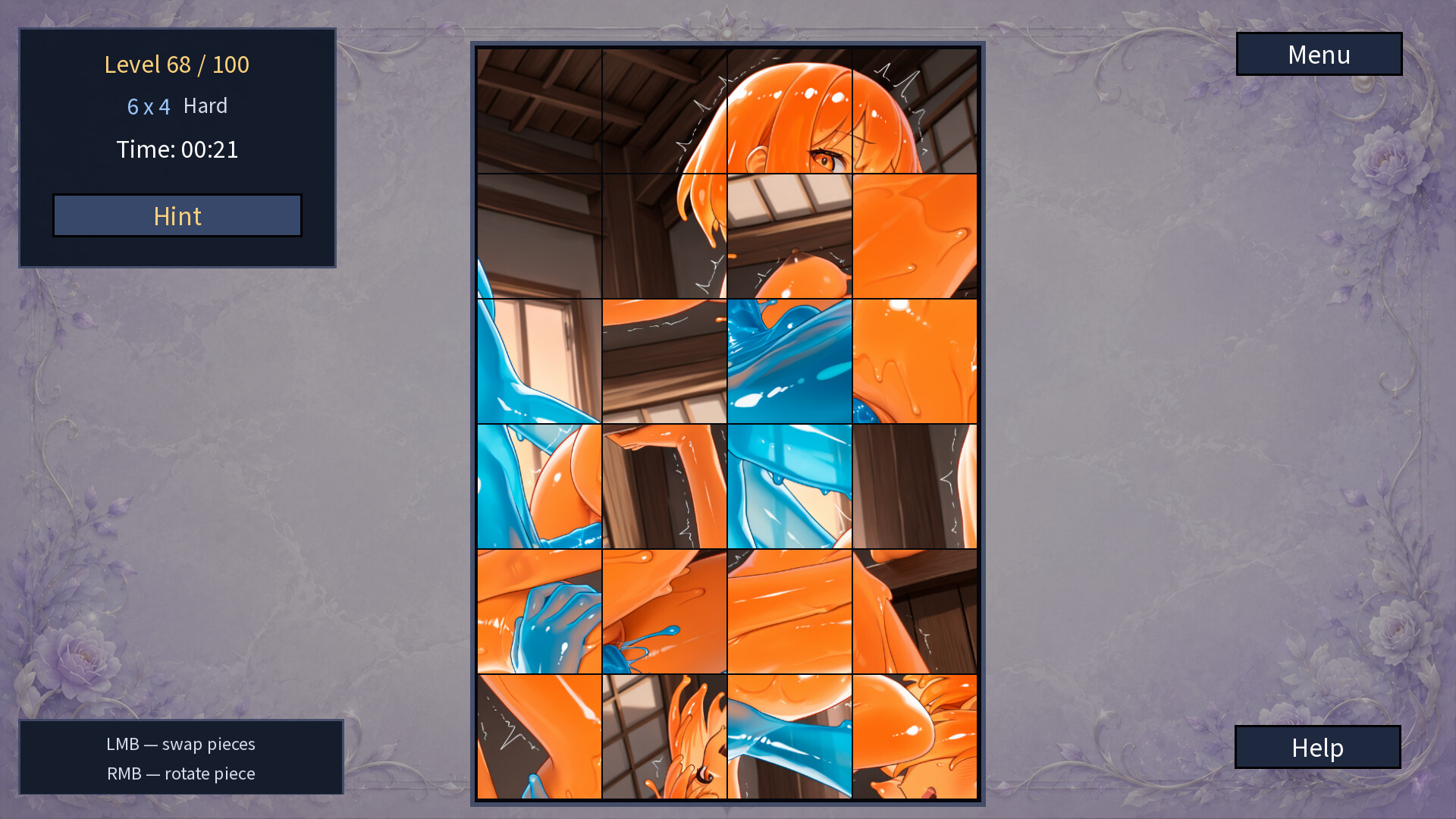 My Slime Waifu: Hentai Puzzle screenshot 17