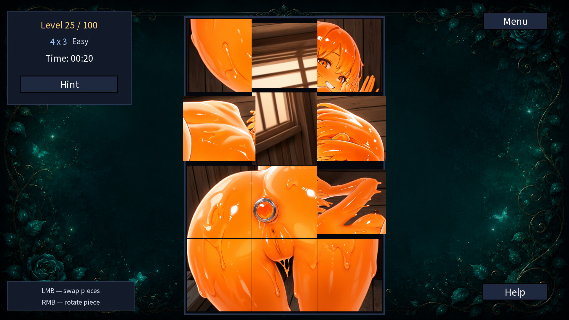 My Slime Waifu: Hentai Puzzle screenshot 13