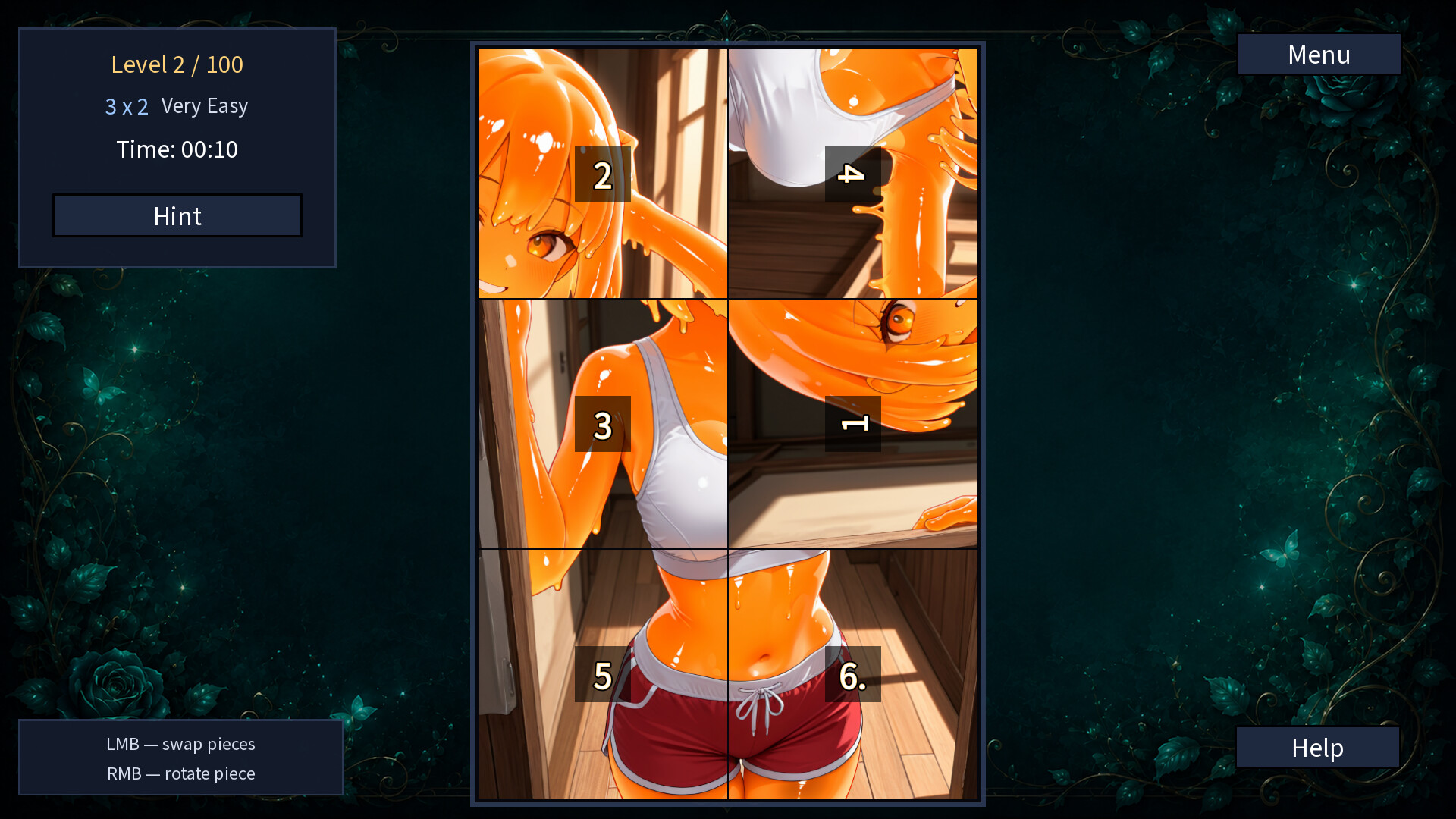 My Slime Waifu: Hentai Puzzle screenshot 10