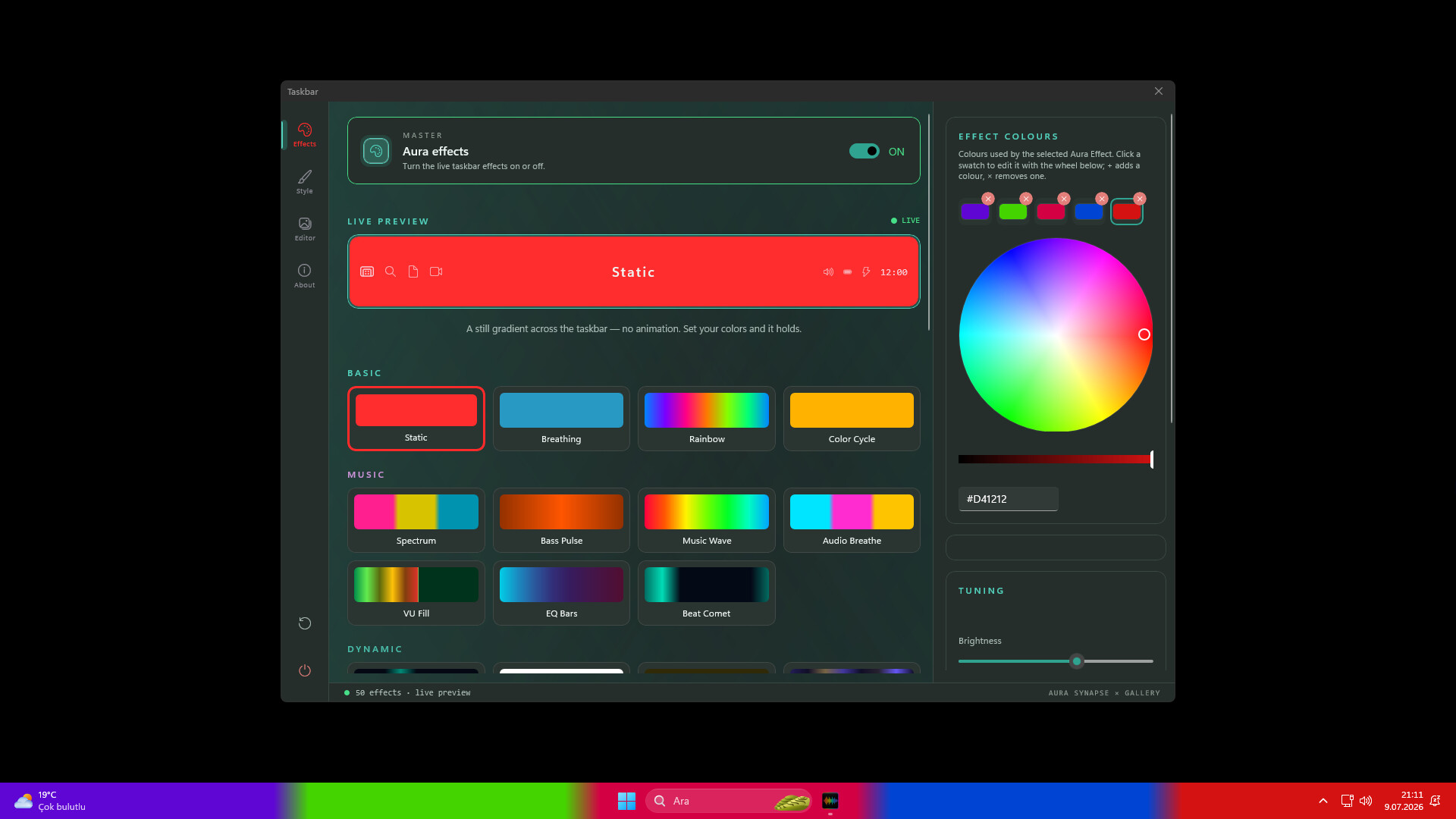 Taskbar screenshot 3