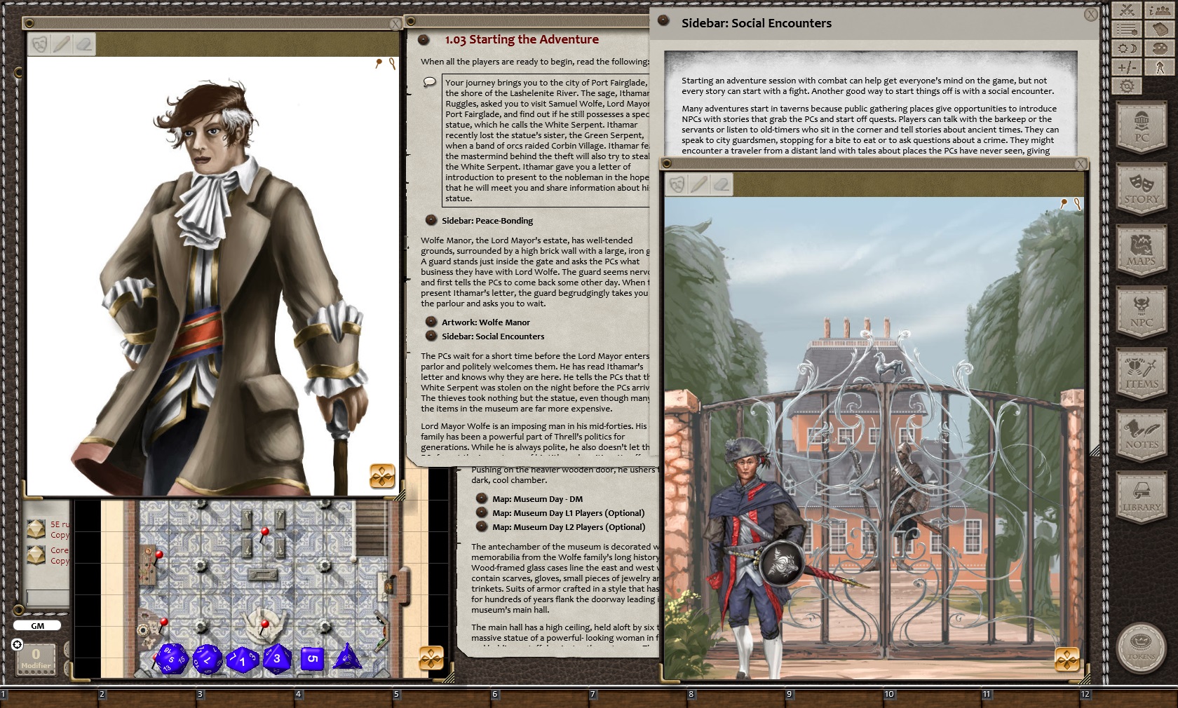 Fantasy Grounds - Trail of the apprentice: The King's Curse Featured Screenshot #1