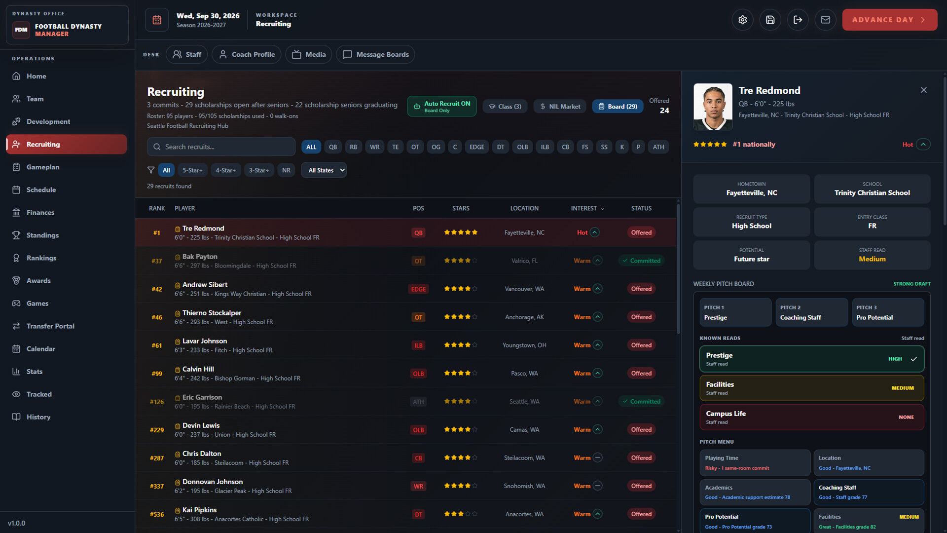 Football Dynasty Manager | Steambase