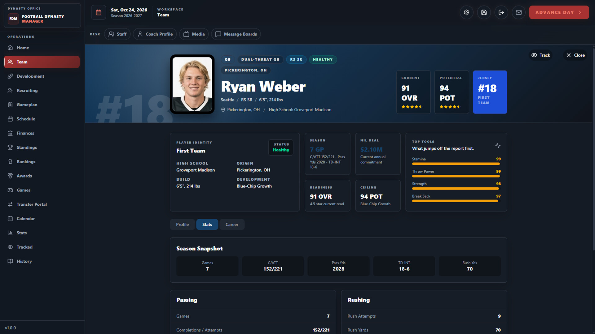 Football Dynasty Manager screenshot 5