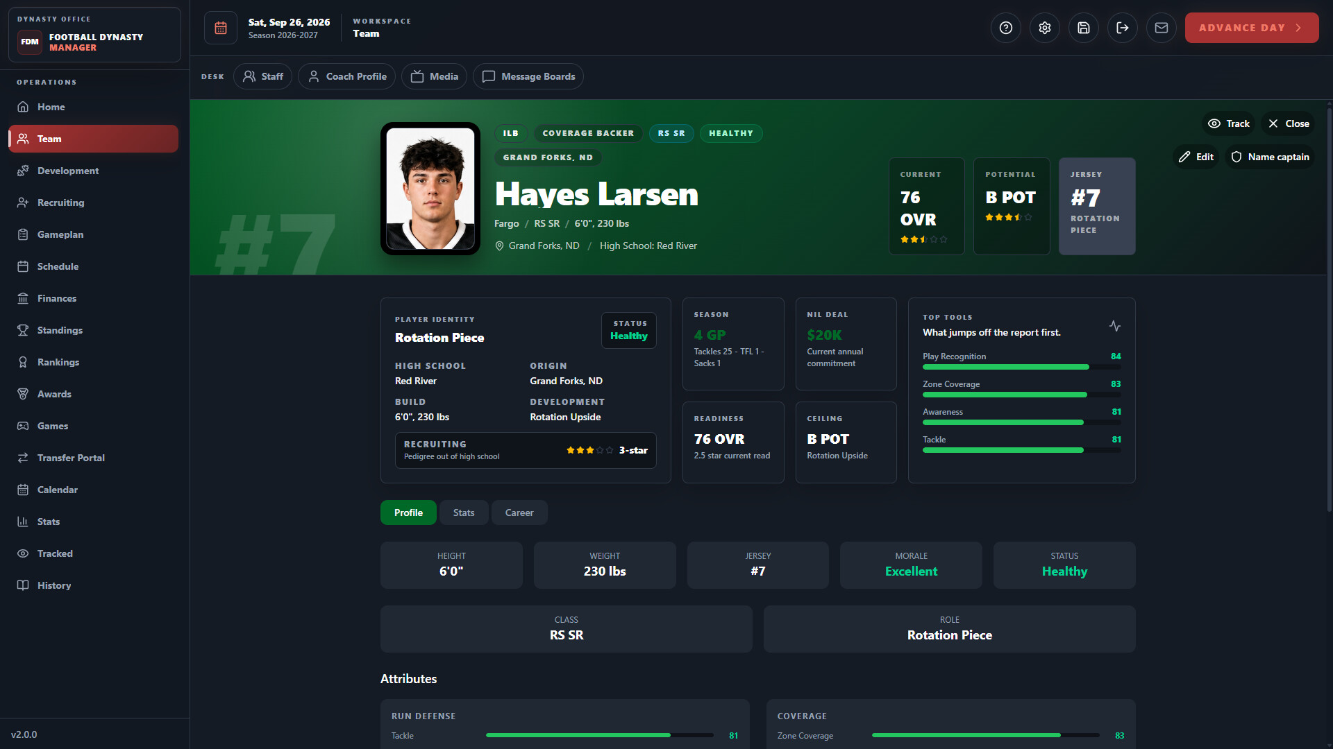 Football Dynasty Manager screenshot #2