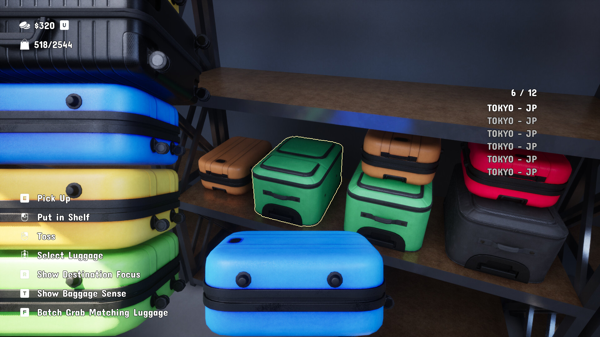 Sort the Luggage screenshot #4