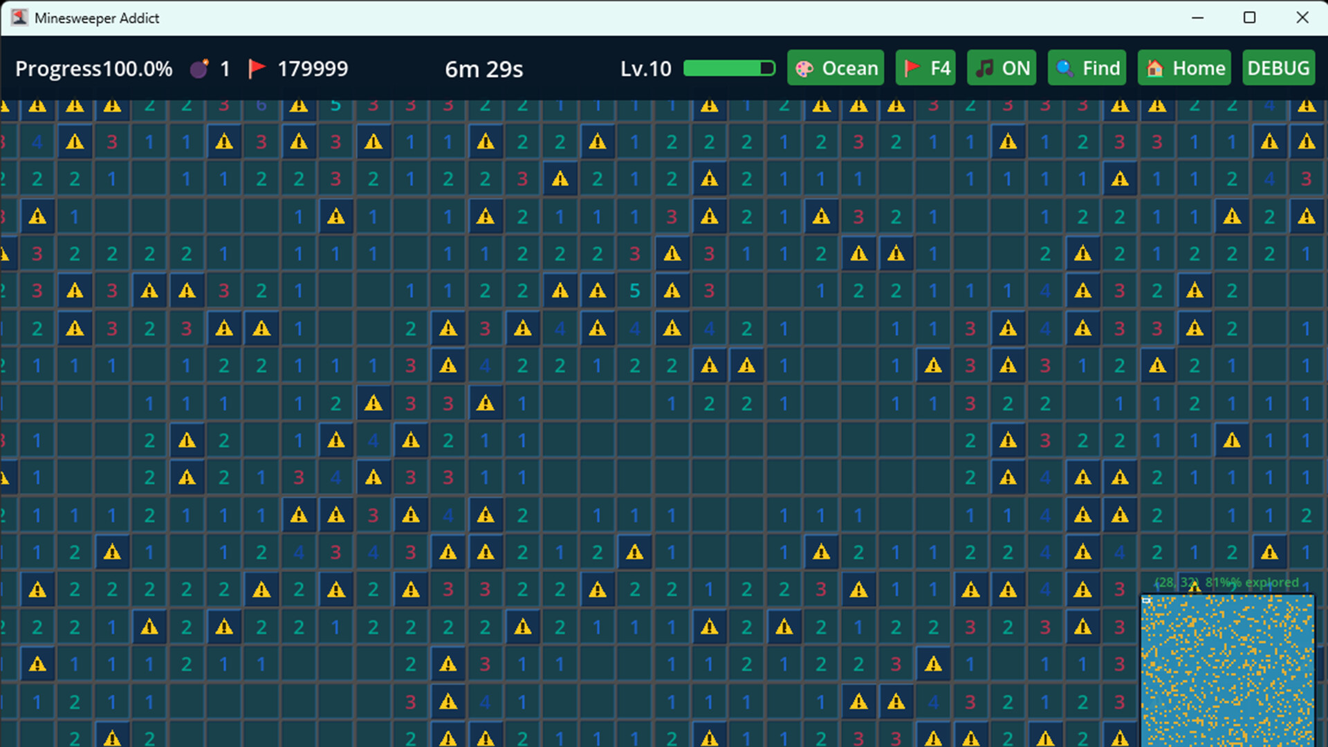 Infinite Minesweeper Simulator screenshot 5