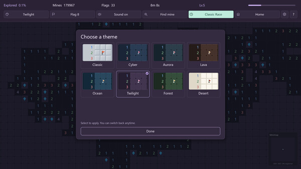 Infinite Minesweeper Simulator screenshot 3