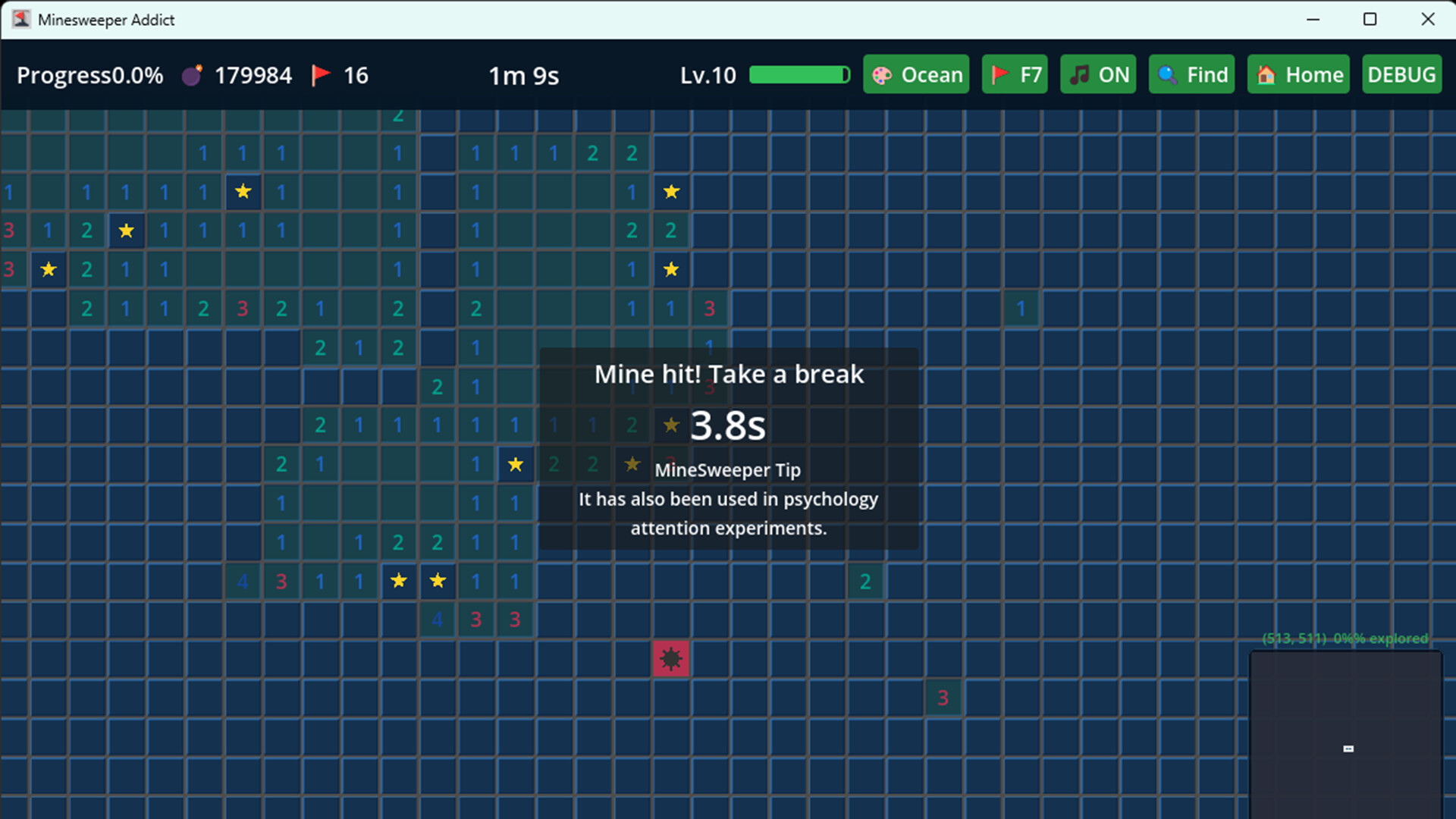 Infinite Minesweeper Simulator screenshot 4