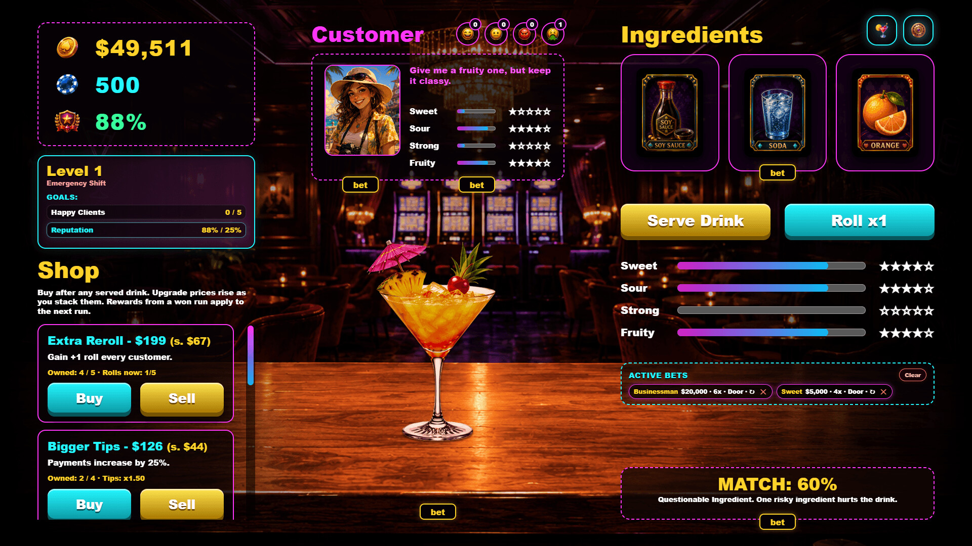 Slots And Shots screenshot #1