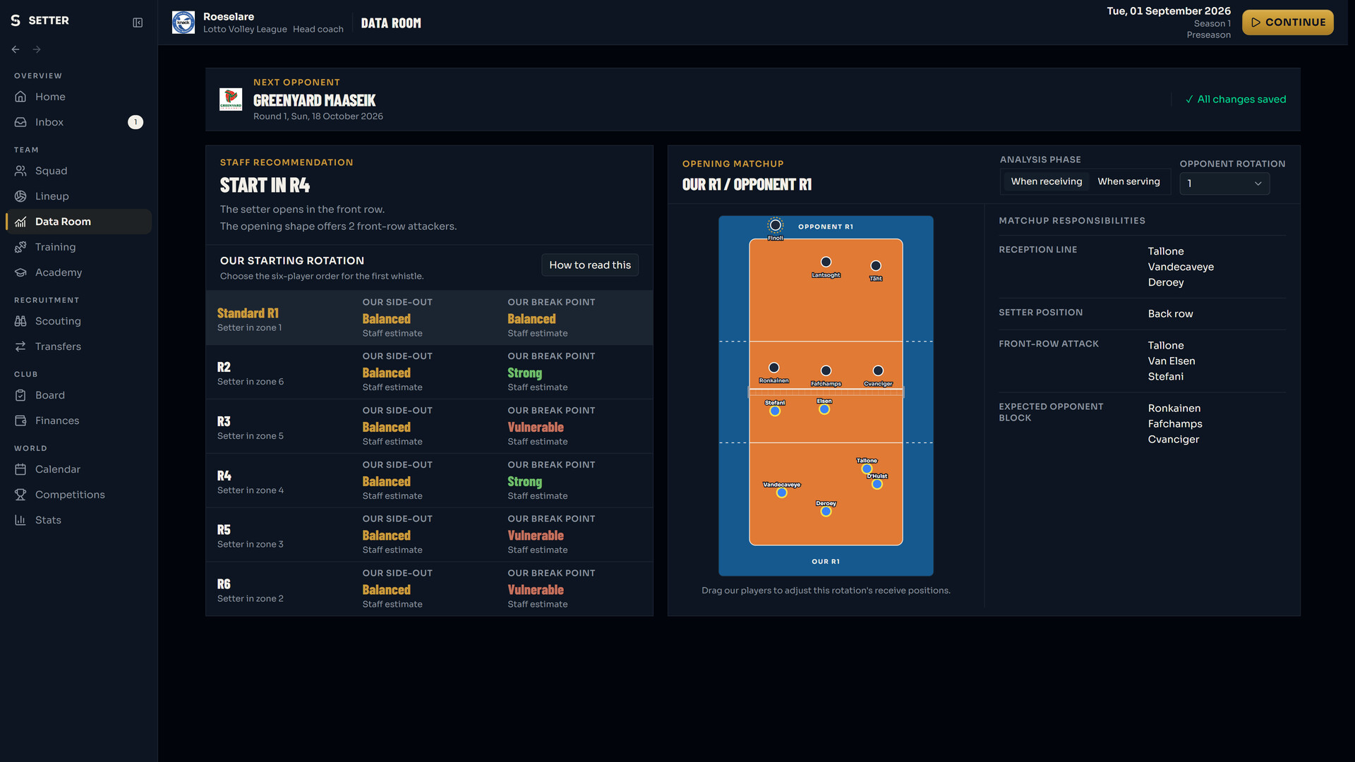 Setter: Volleyball Manager 27 screenshot 5