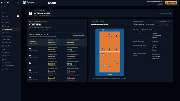 Setter: Volleyball Manager 27 screenshot 5