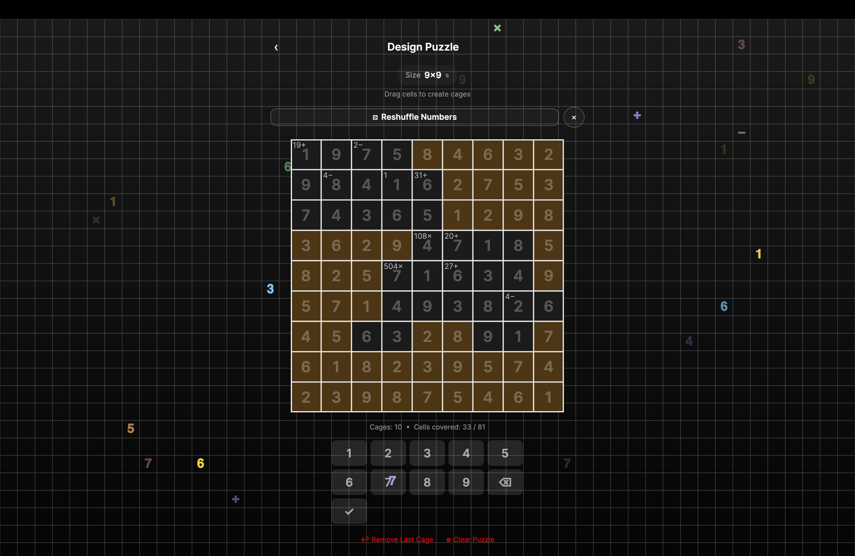 THW's Calcudoku screenshot 7