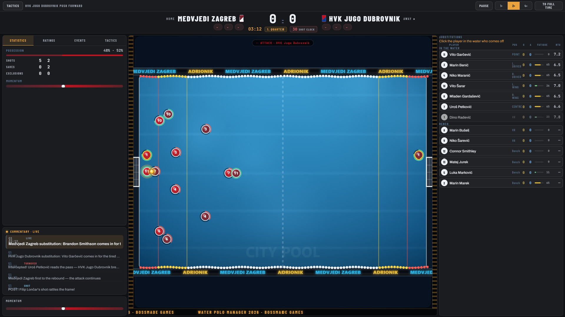 Water Polo Manager 2026 screenshot 10