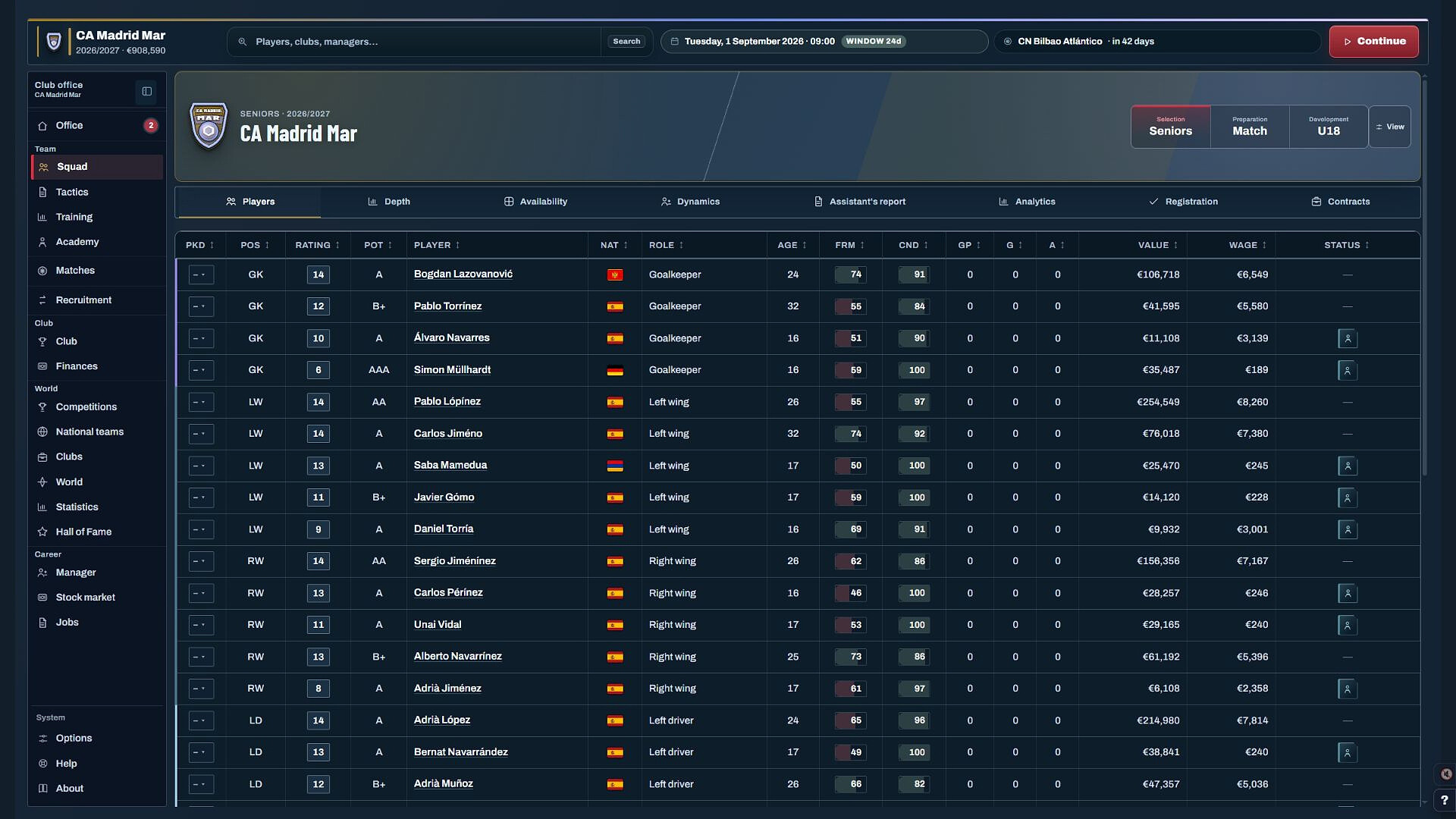 Water Polo Manager 2026 screenshot 8
