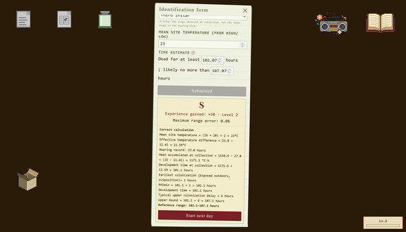 Maggot Detective: Forensic Entomology Simulator — 4