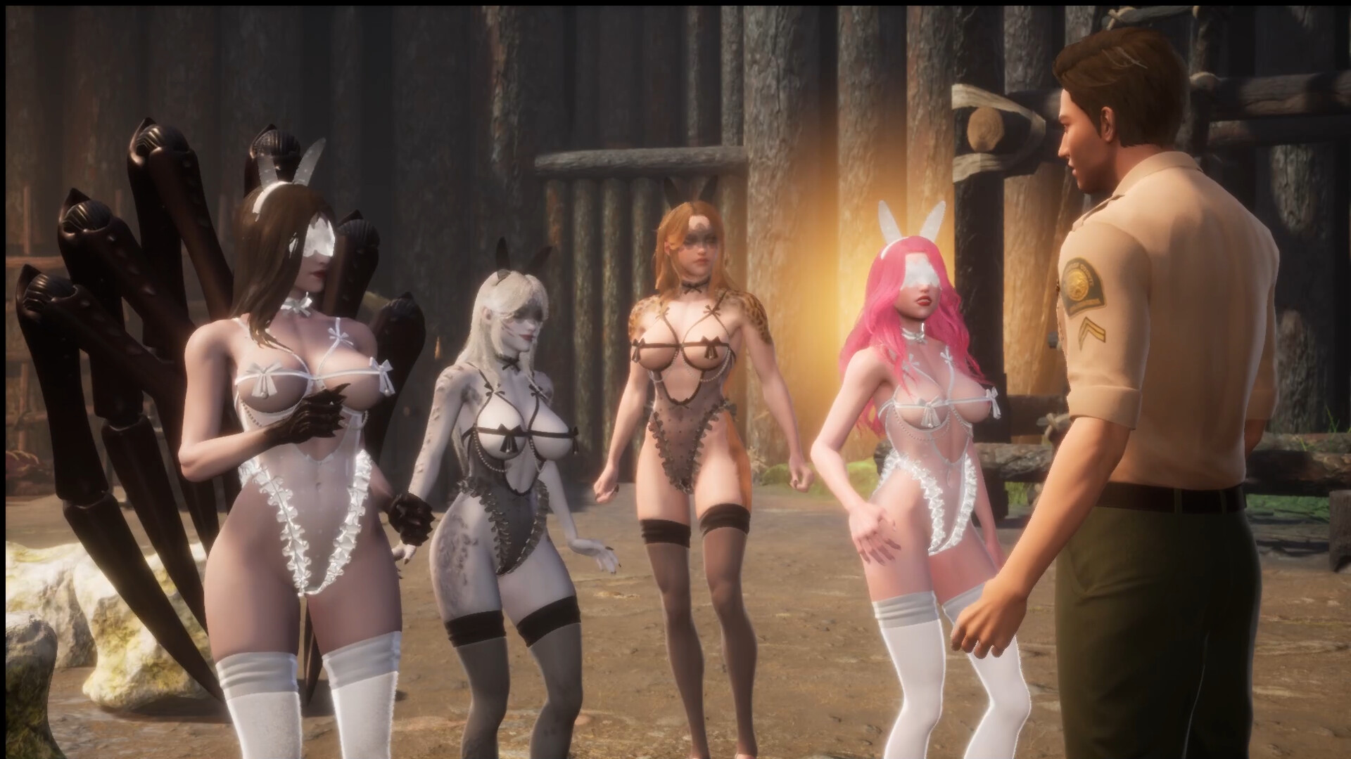 Tamer: King of Dinosaurs: Blind Bunny Costume Packのスクリーンショット 1