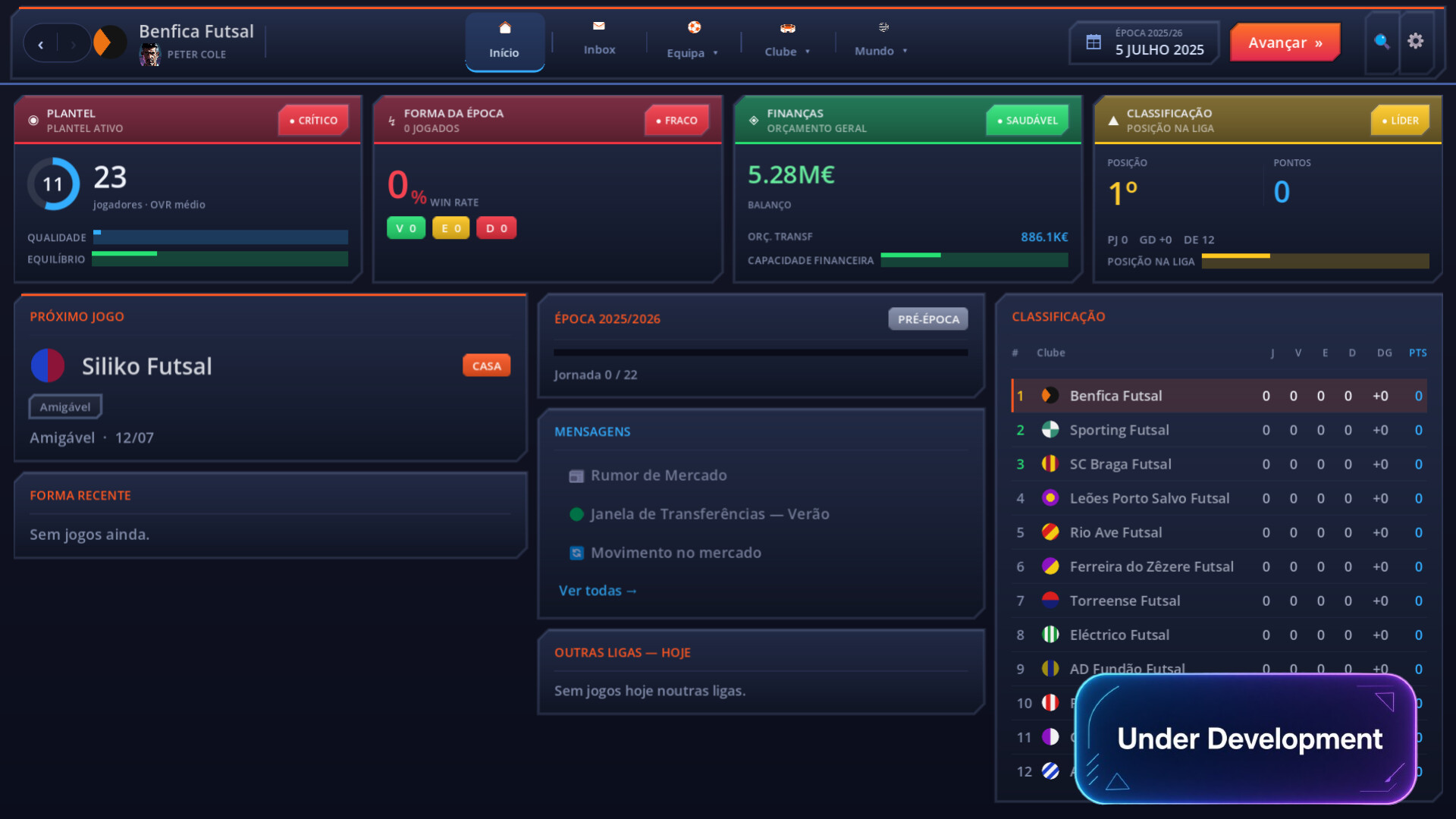 Ultimate Futsal Manager screenshot #2