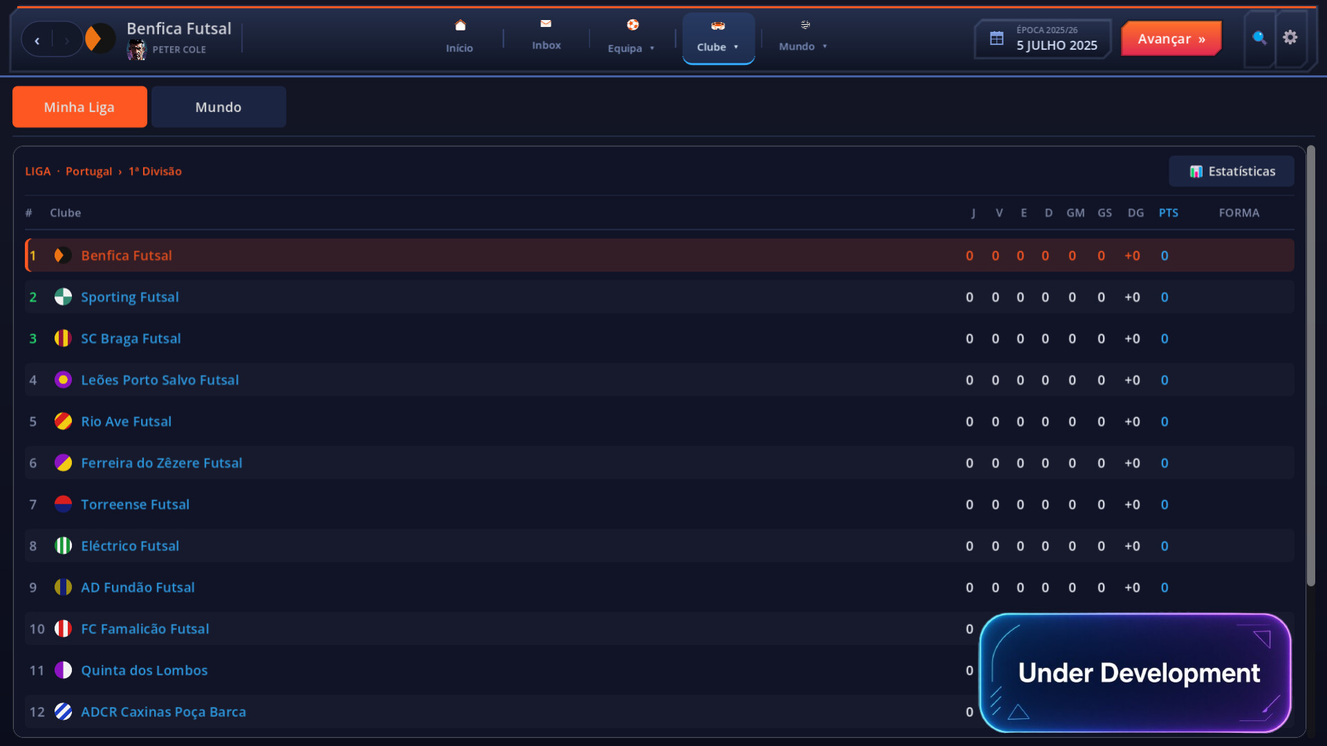 Ultimate Futsal Manager screenshot #4