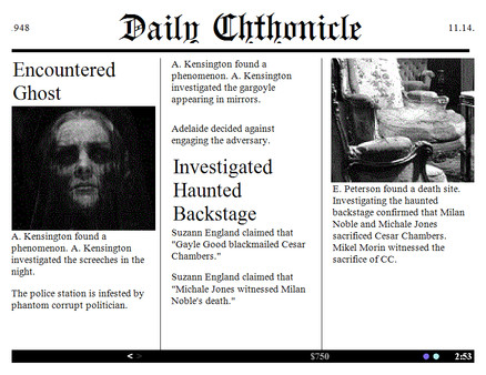 Daily Chthonicle: Editor's Edition screenshot