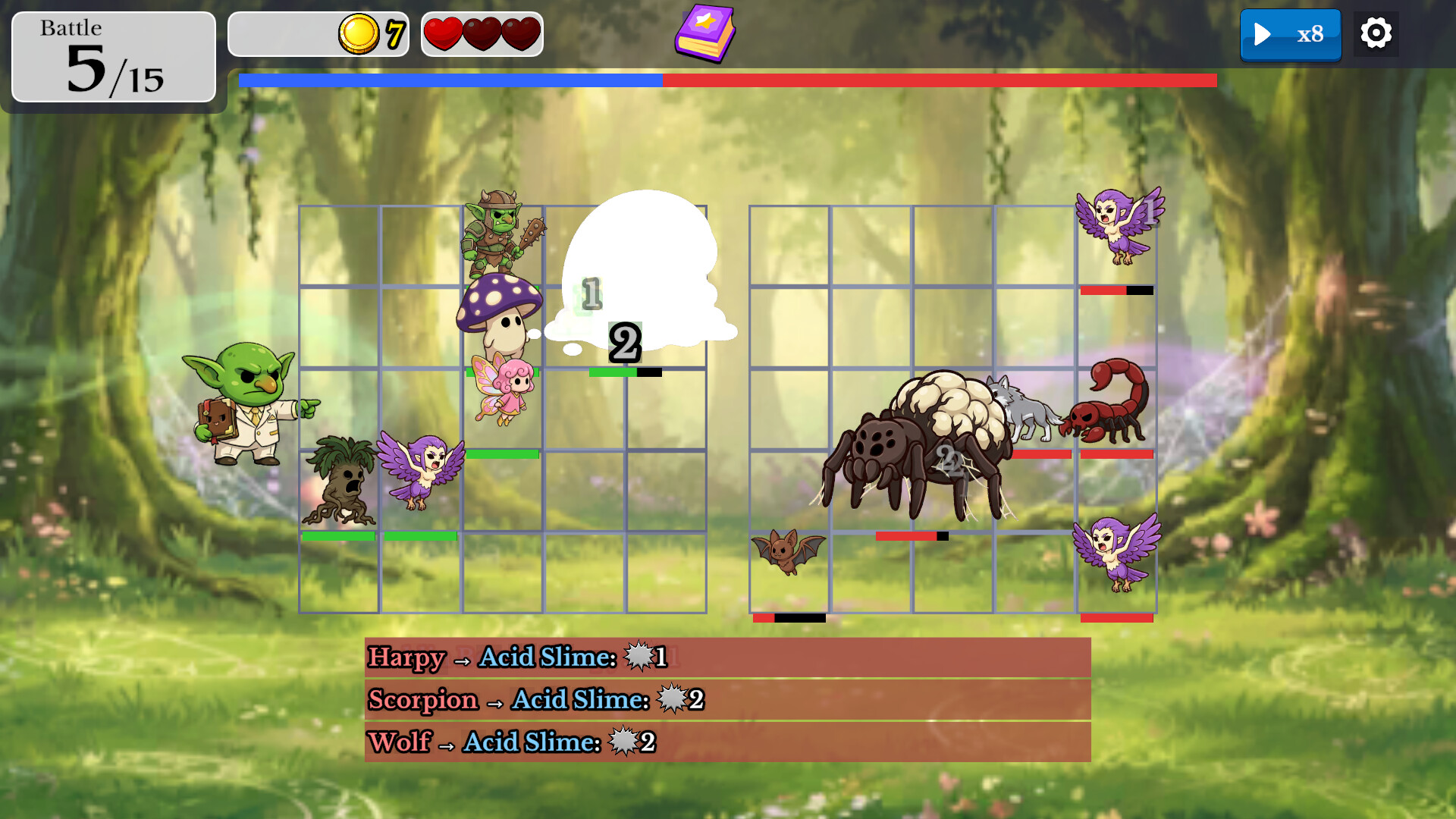 Merge Parade screenshot 2