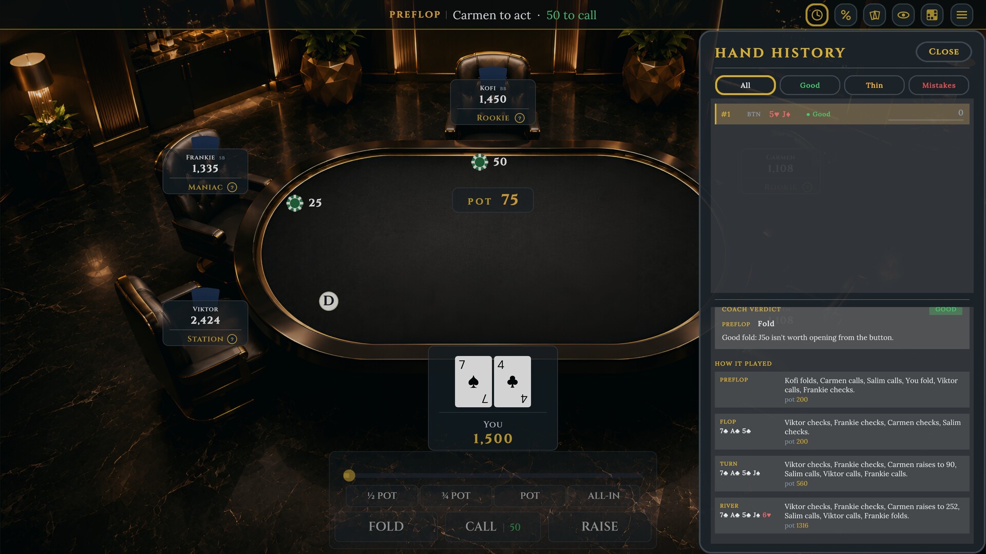 Final Table screenshot 5