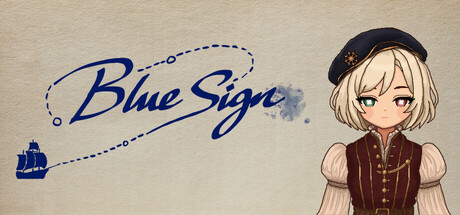 Blue Sign — Steam header