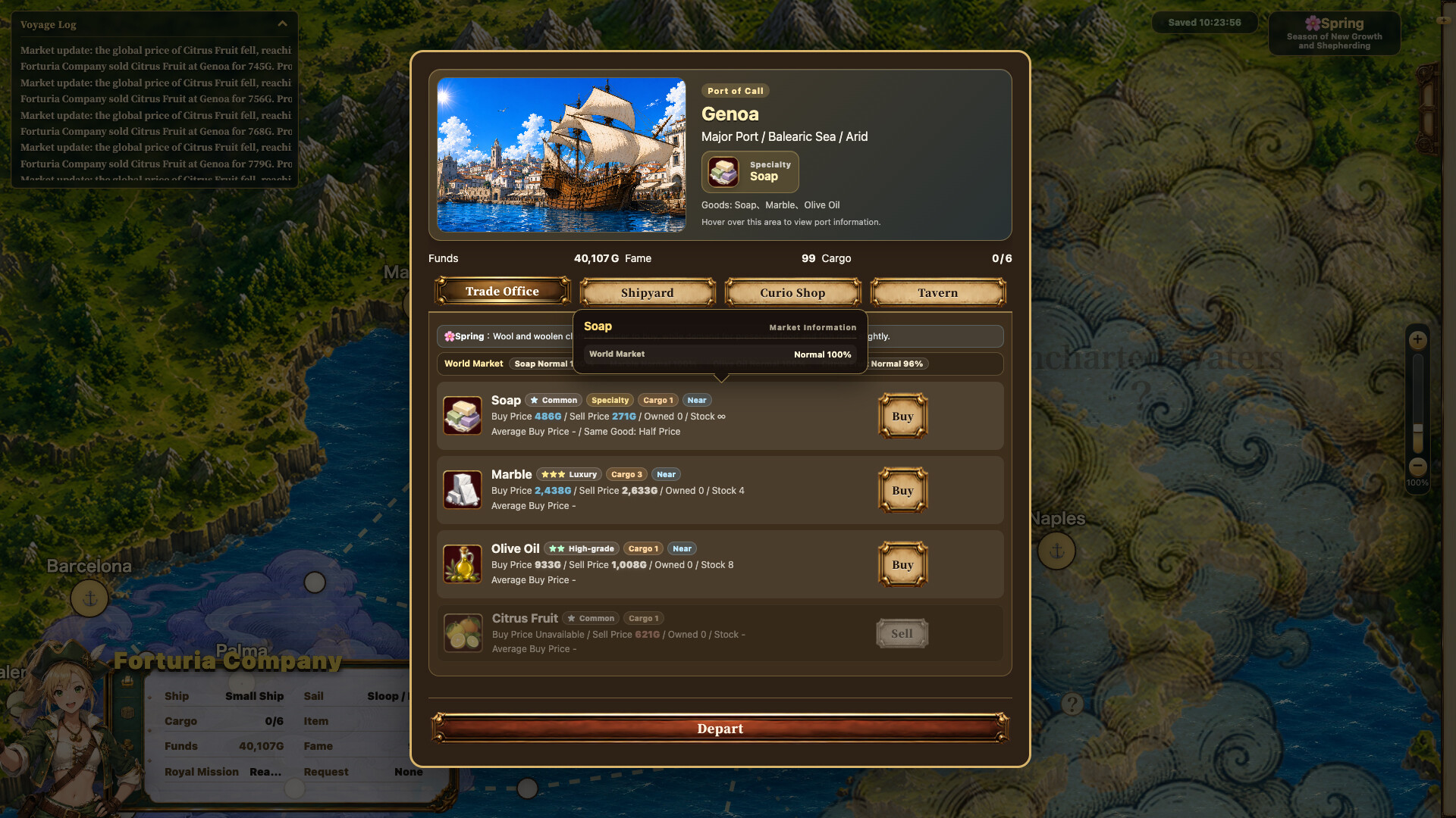 Forturia: Trade Route Pioneers screenshot #5