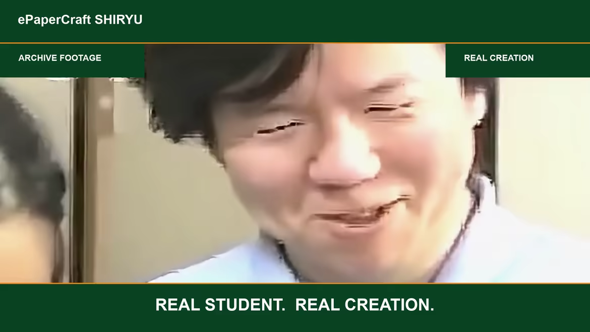 ePaperCraft SHIRYU video 7