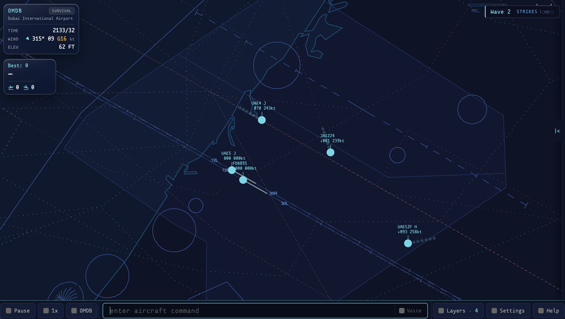 Vectorline: Air Traffic Control Simulator