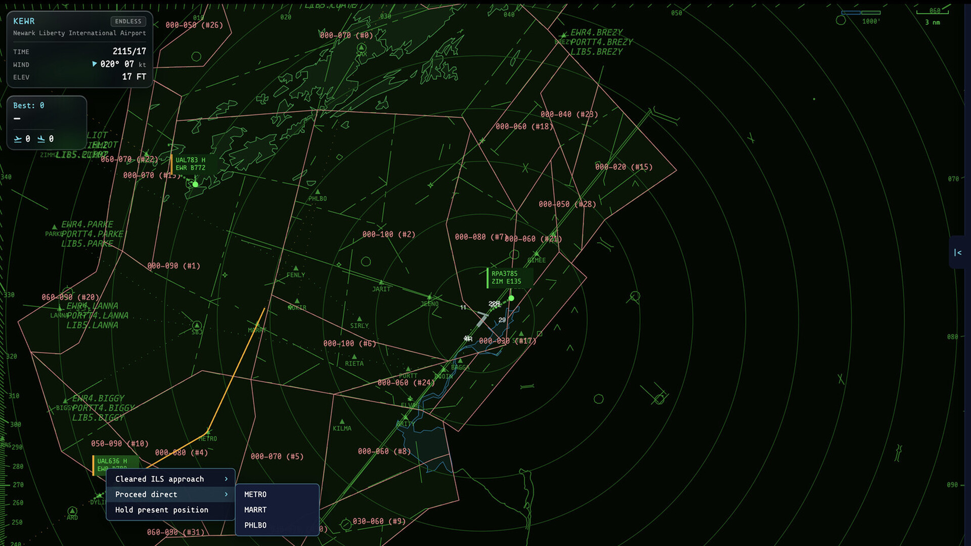 Vectorline: Air Traffic Control Simulator screenshot #4