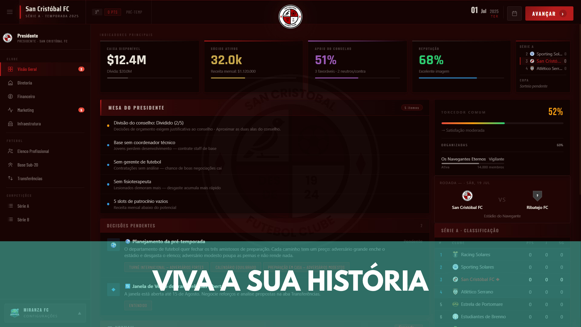 Miranza Futebol Clube screenshot