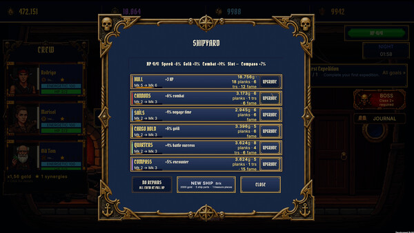 Corsair Fleet: Tides of Plunder 스크린샷 4