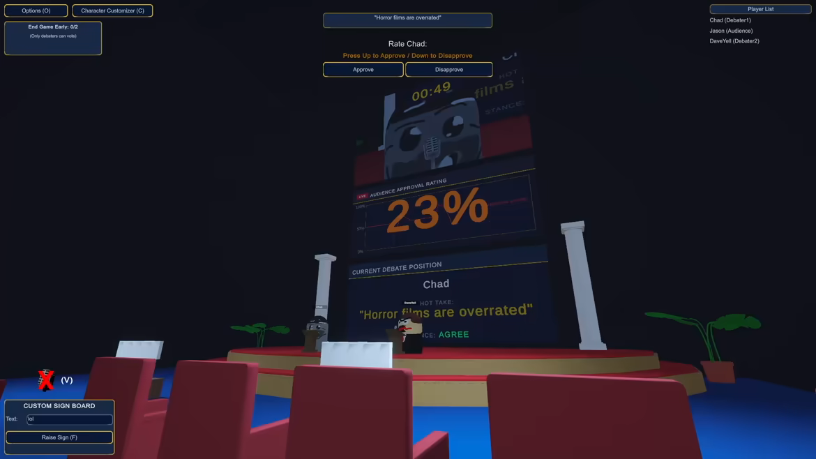 Debate! video 1