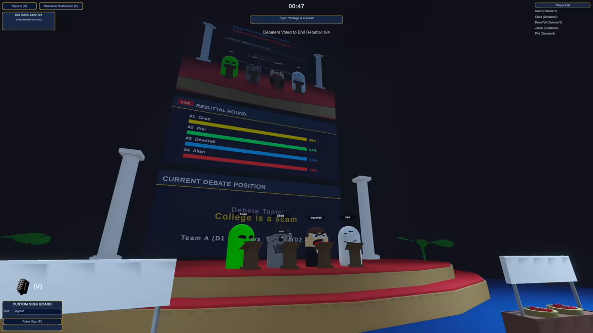 Debate! video 2